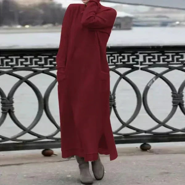 Wool & Cotton Maxi Dress
