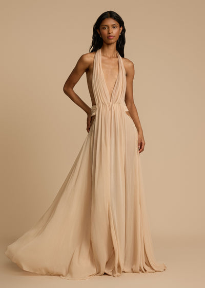 Tatiana | Draped Maxi Dress