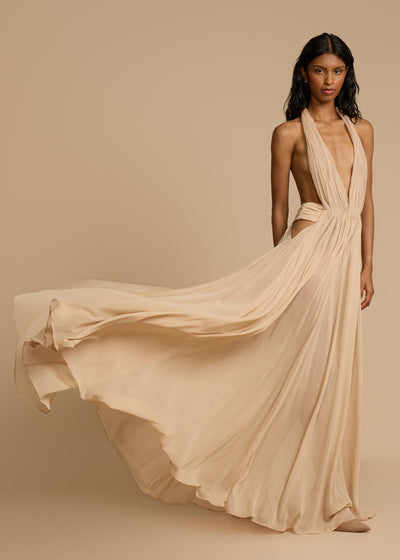 Tatiana | Draped Maxi Dress