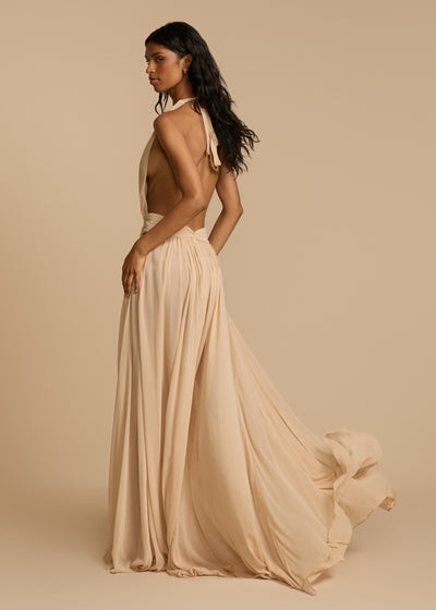 Tatiana | Draped Maxi Dress