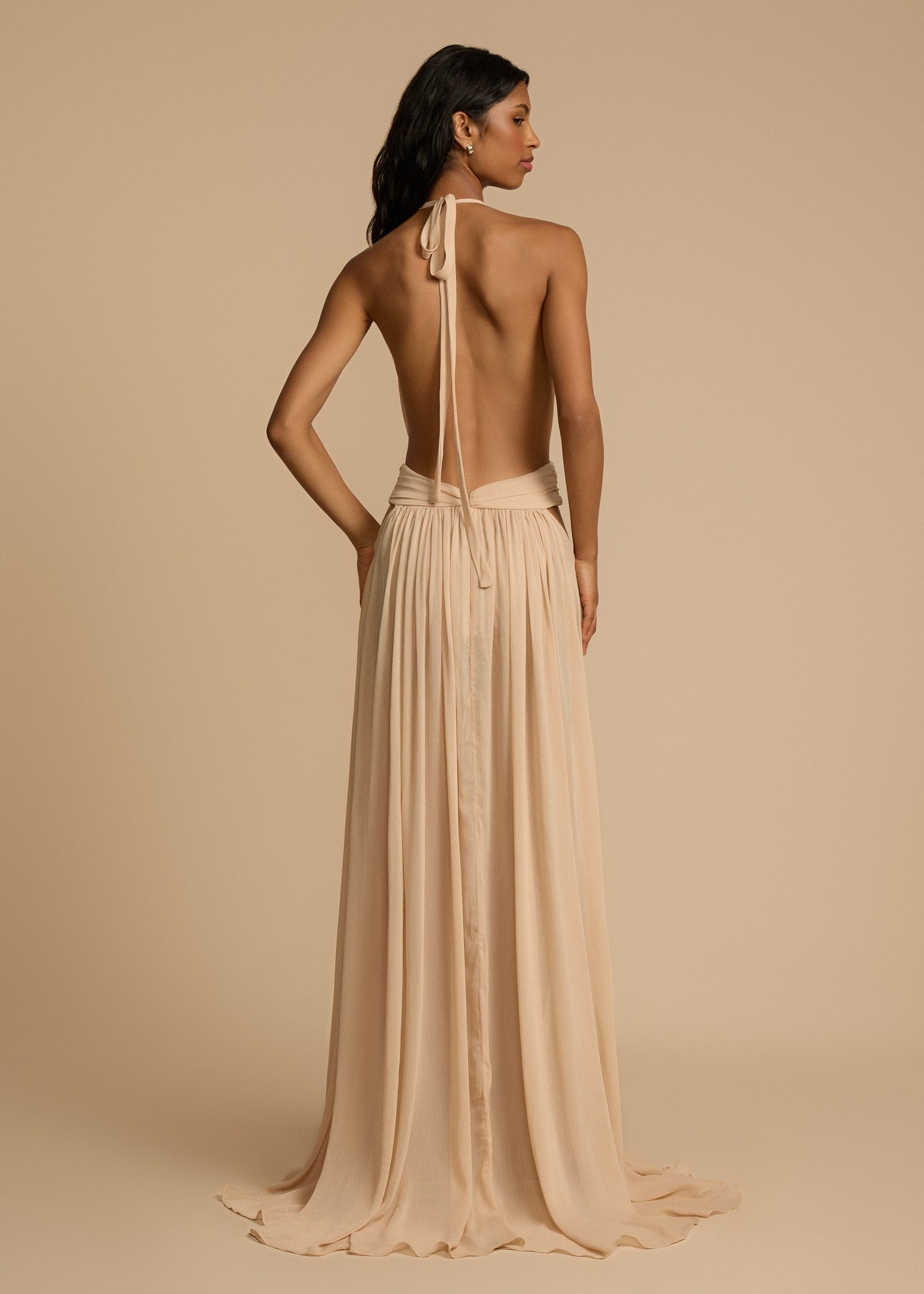 Tatiana | Draped Maxi Dress