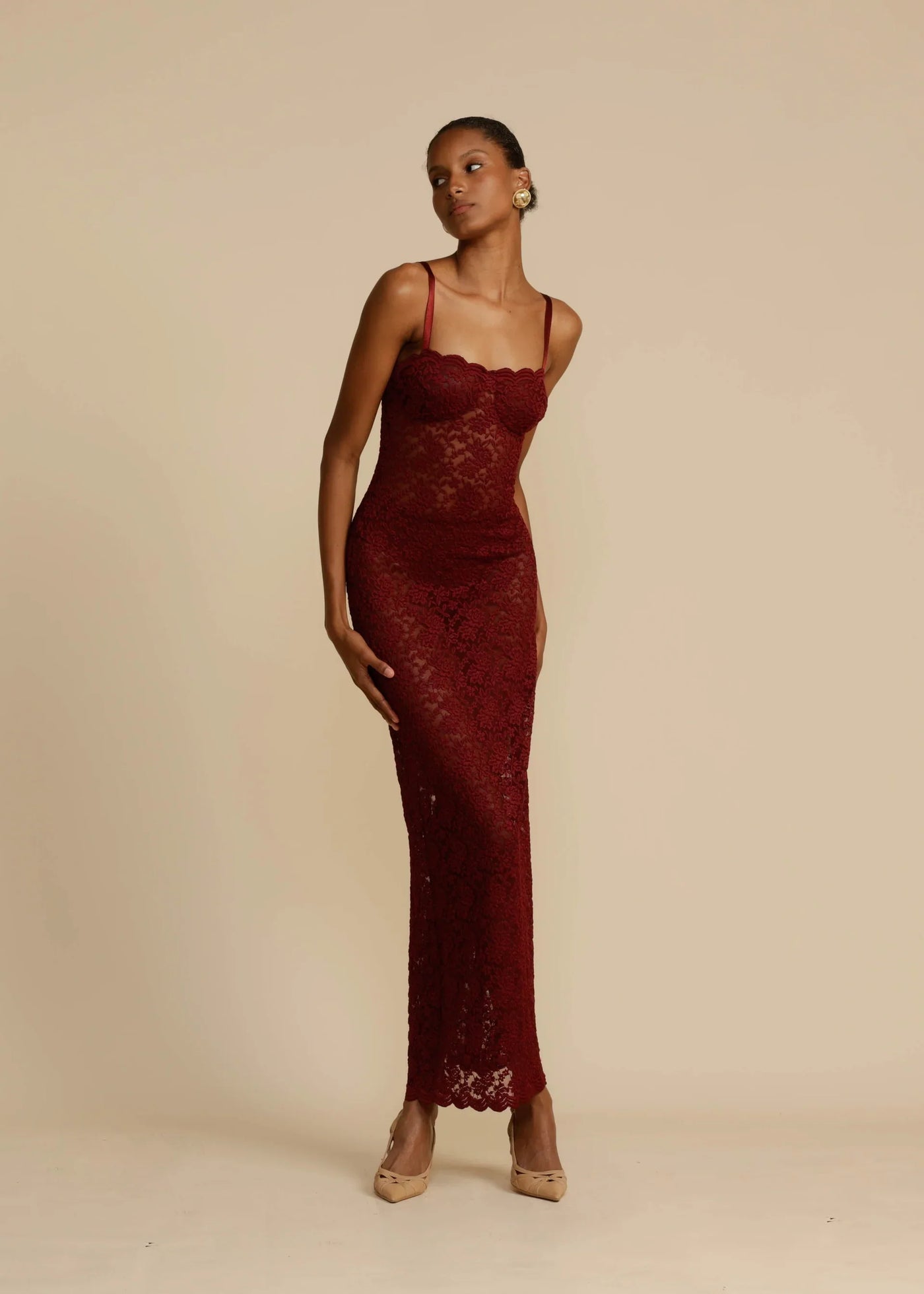 MARGOT | Lace Maxi Dress