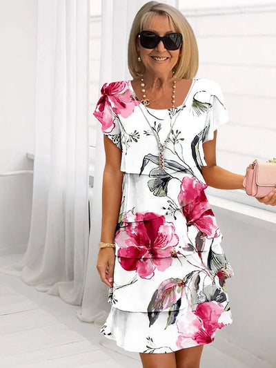 Cascading Multi-Plant Dress