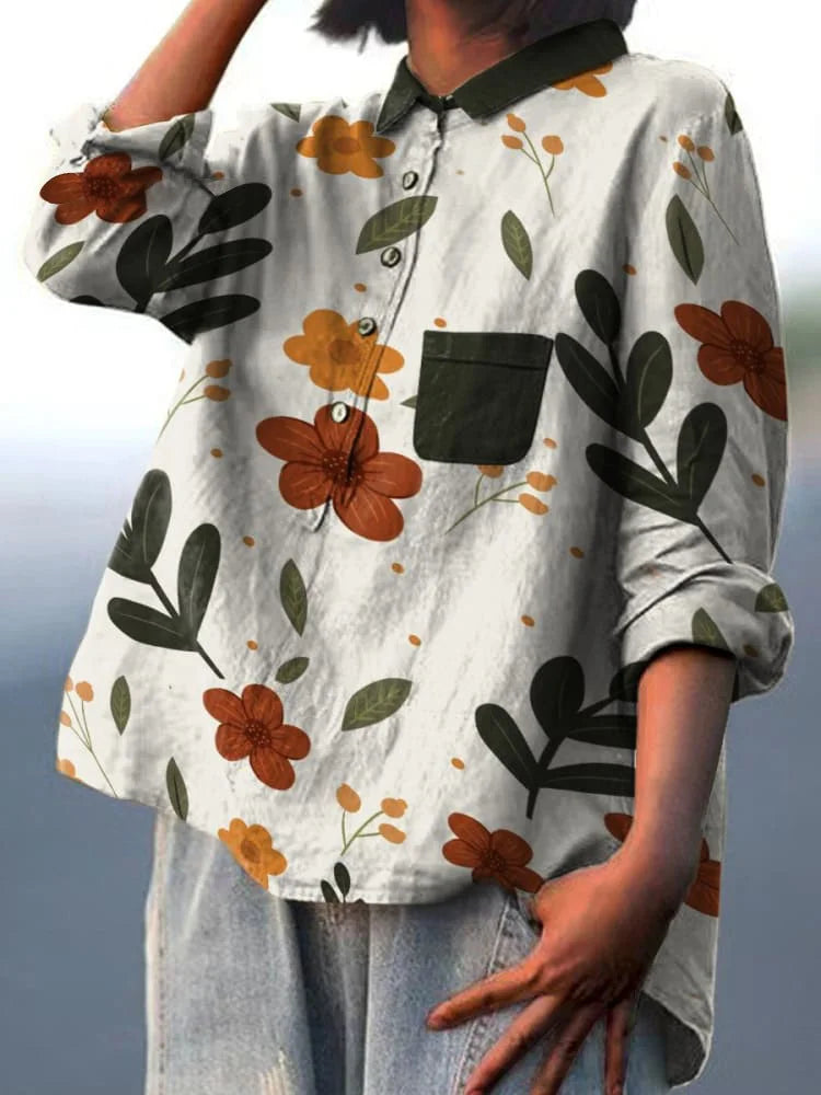 Koda | Plant Art Shirt – Modern & elegant
