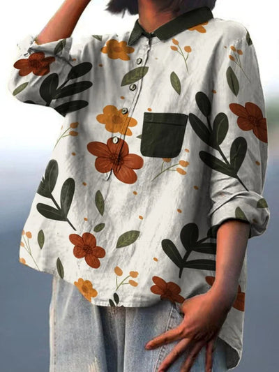Koda | Plant Art Shirt – Modern & elegant