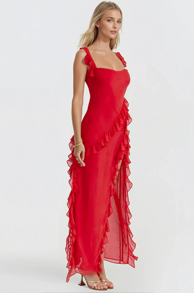 Ruffled Maxi Dress - Mia