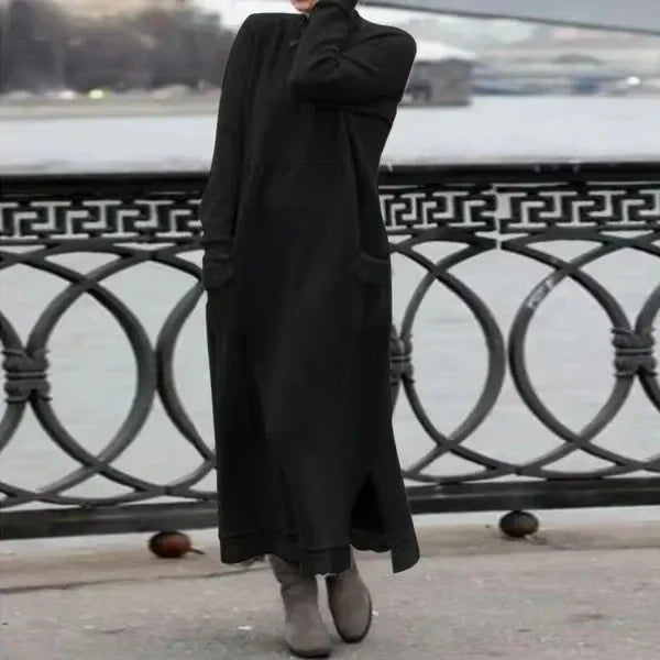 Wool & Cotton Maxi Dress