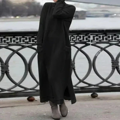 Wool & Cotton Maxi Dress