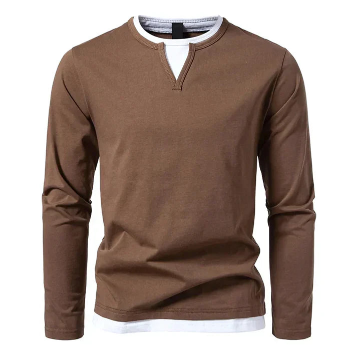 MIRAVO | Premium Long Sleeve T-Shirt in Combed Cotton