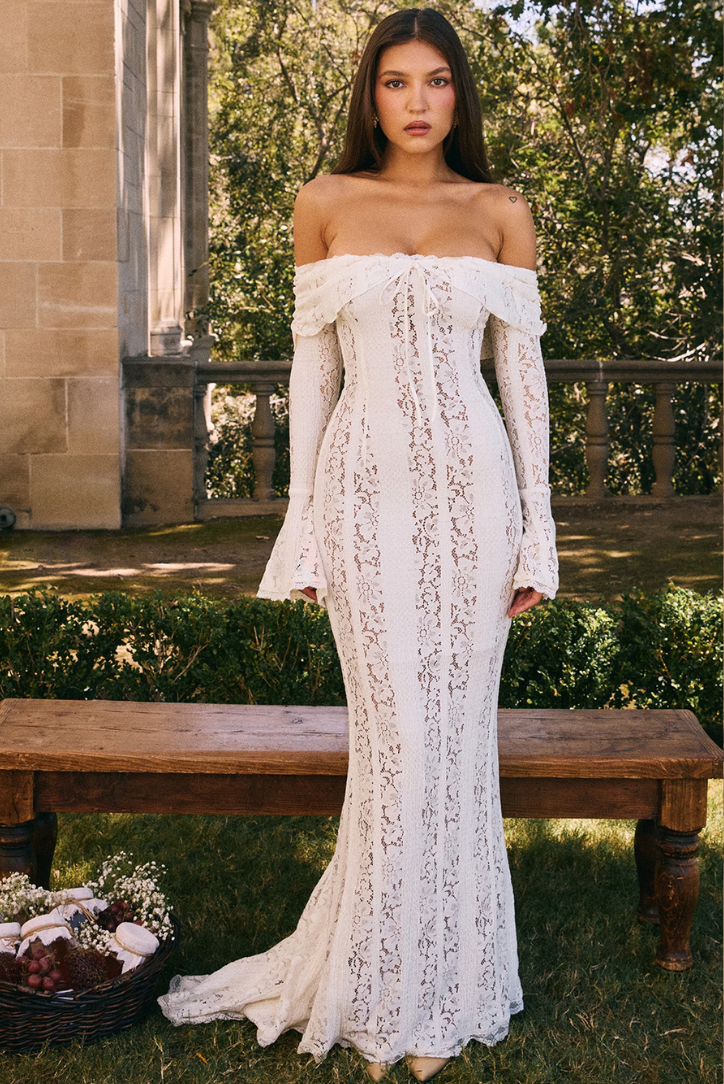 Viraya | Off-Shoulder Maxi Dress