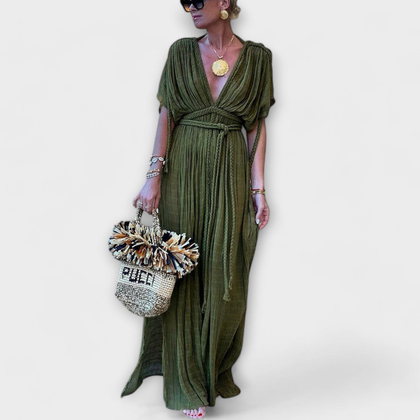 Greek Style Maxi Dress