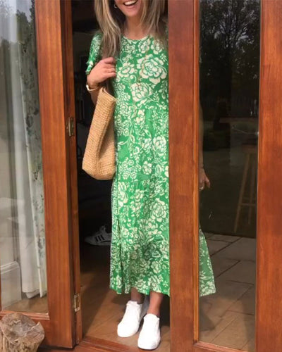 Floral Print Maxi Dress