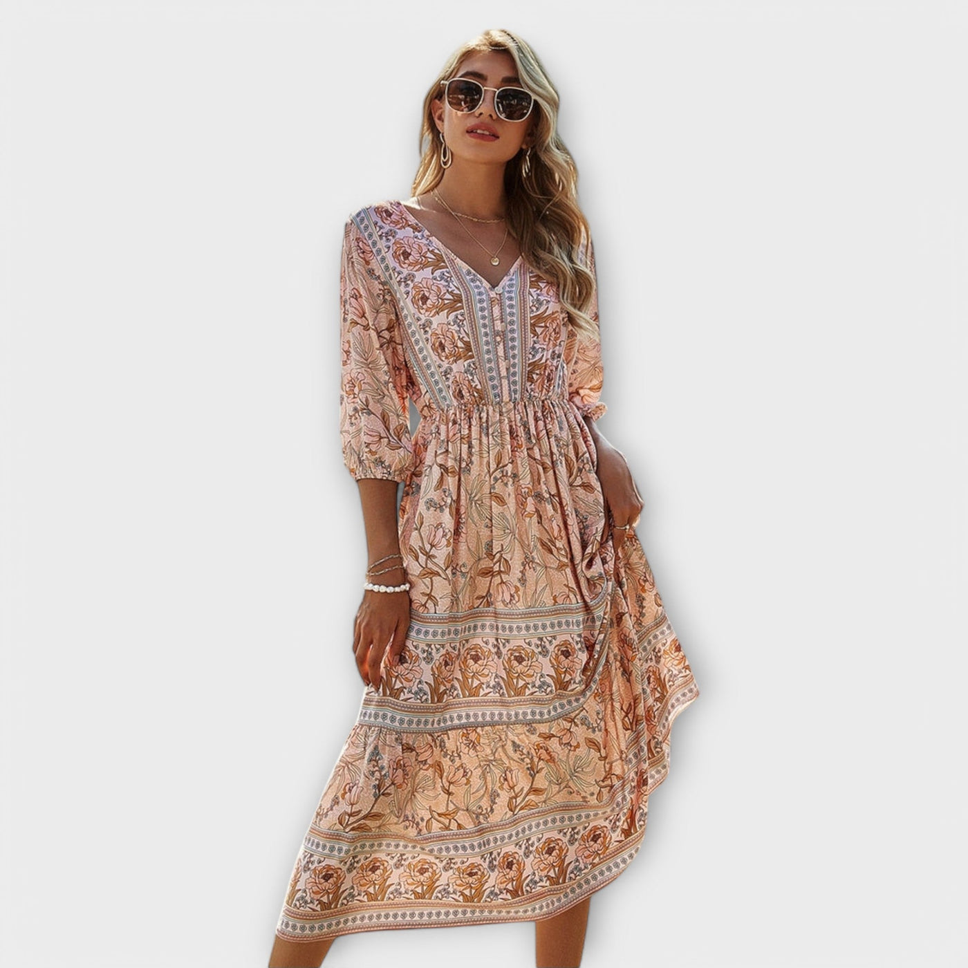 Xandra - Floral Print Dress