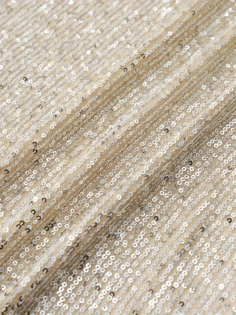 Sequin Contrast Dress