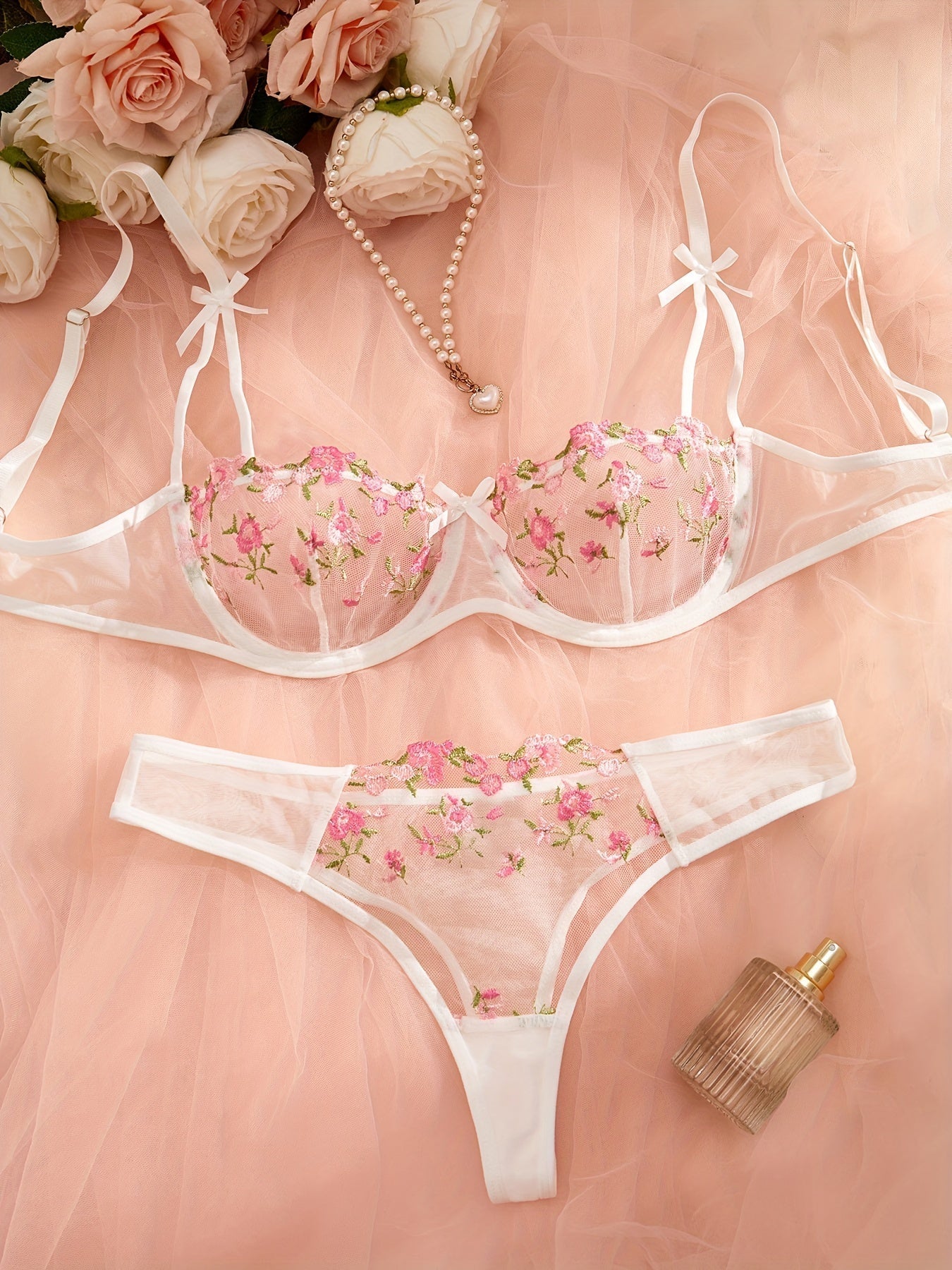 Calyra | Embroidered Lingerie