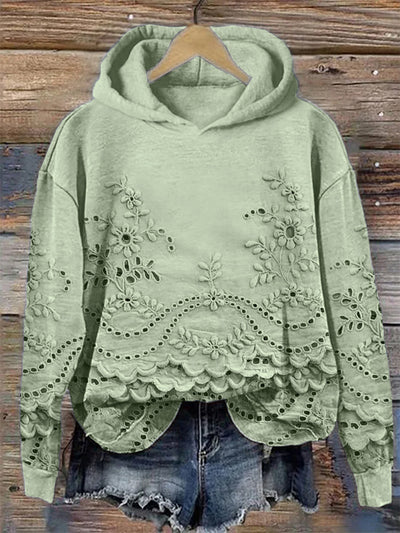 Retro Printed Hoodie