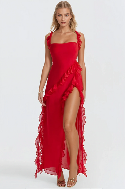 Ruffled Maxi Dress - Mia