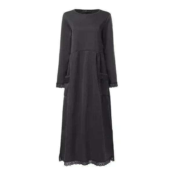 Wool & Cotton Maxi Dress