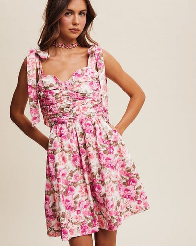 Evangeline | Floral Mini Dress