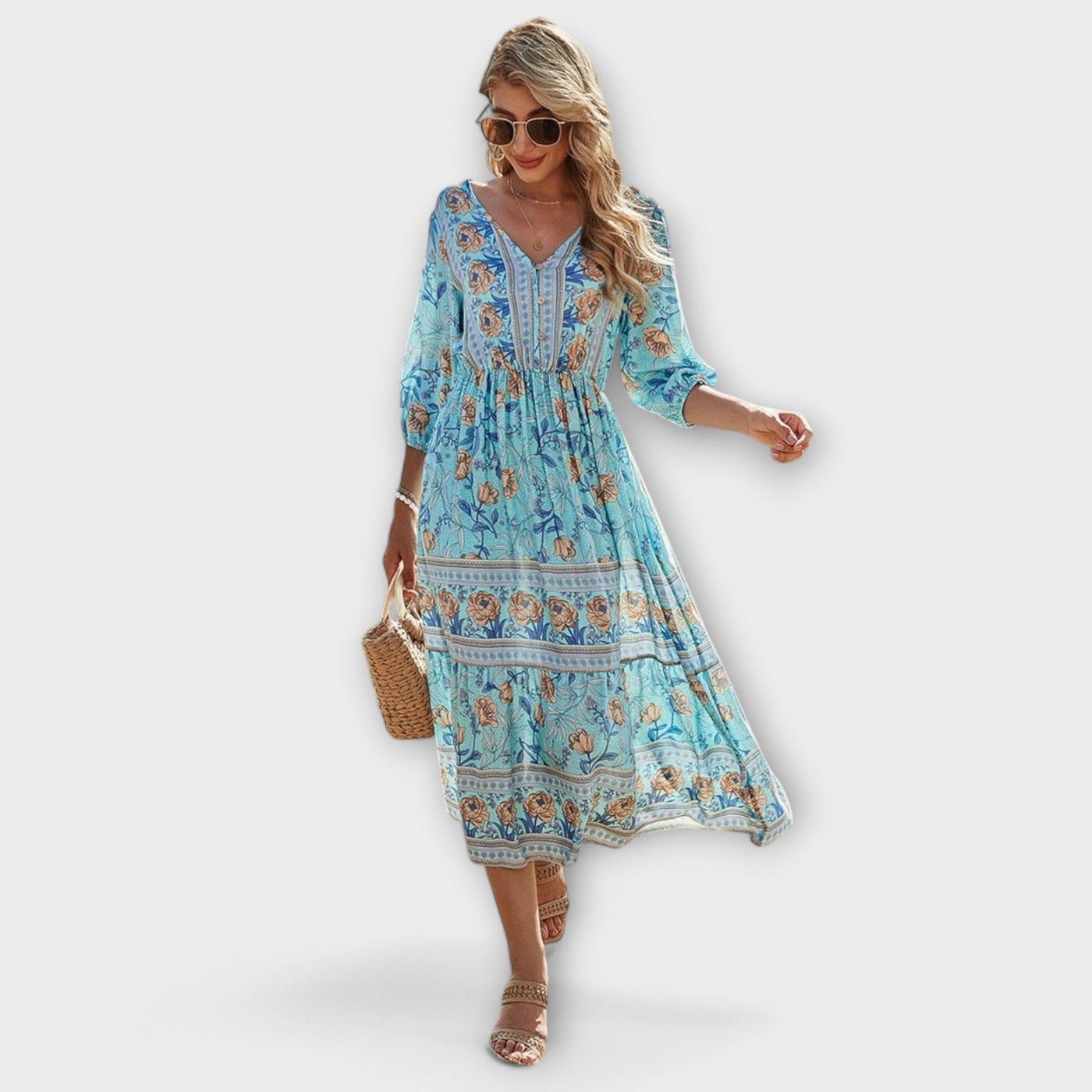 Xandra - Floral Print Dress