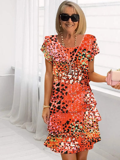 Layered Leopard Dress