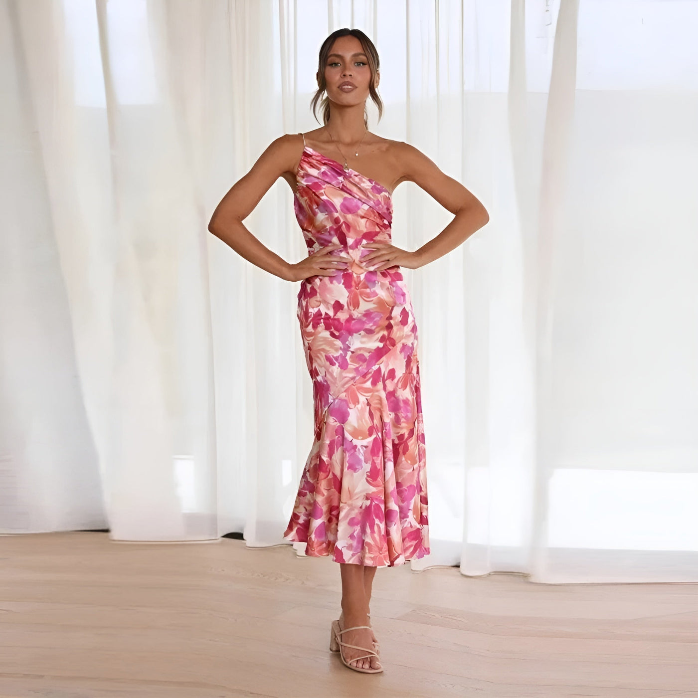 Elegant Floral Maxi Dress