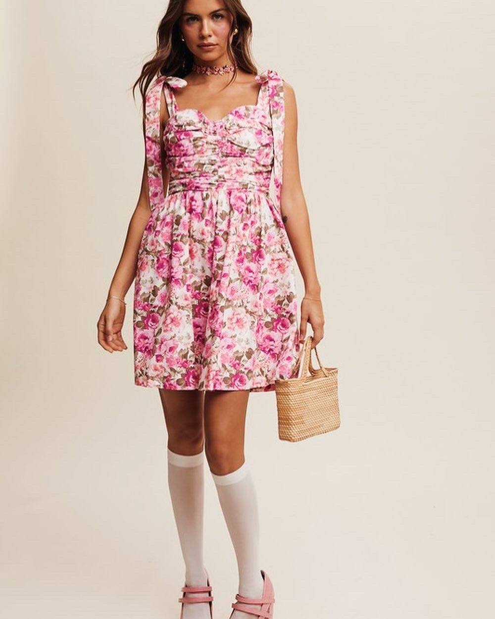 Floral Mini Dress - Evangeline