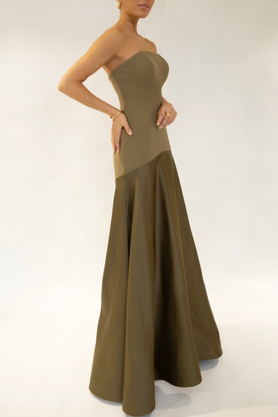 Katrina | Satin Gown