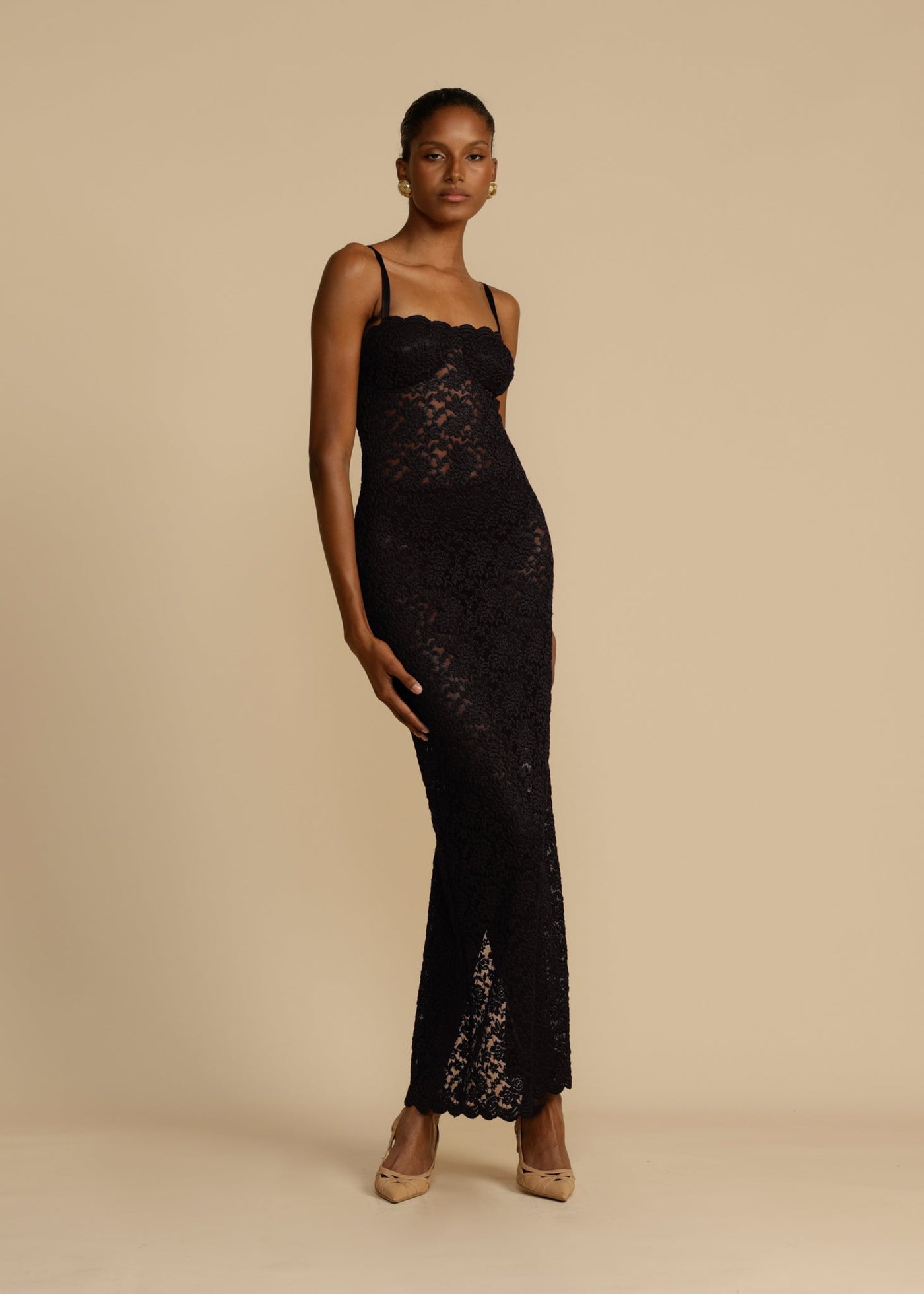 MARGOT | Lace Maxi Dress