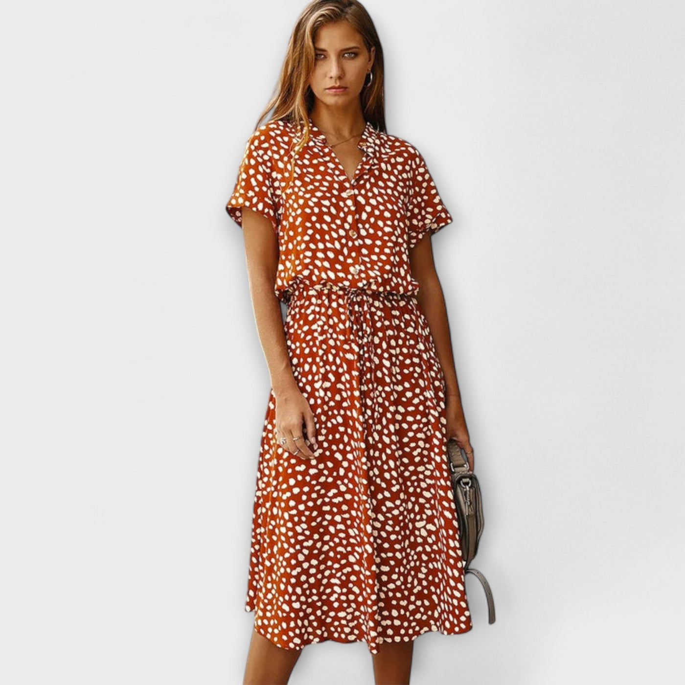 Florine - Elegant Midi Dress