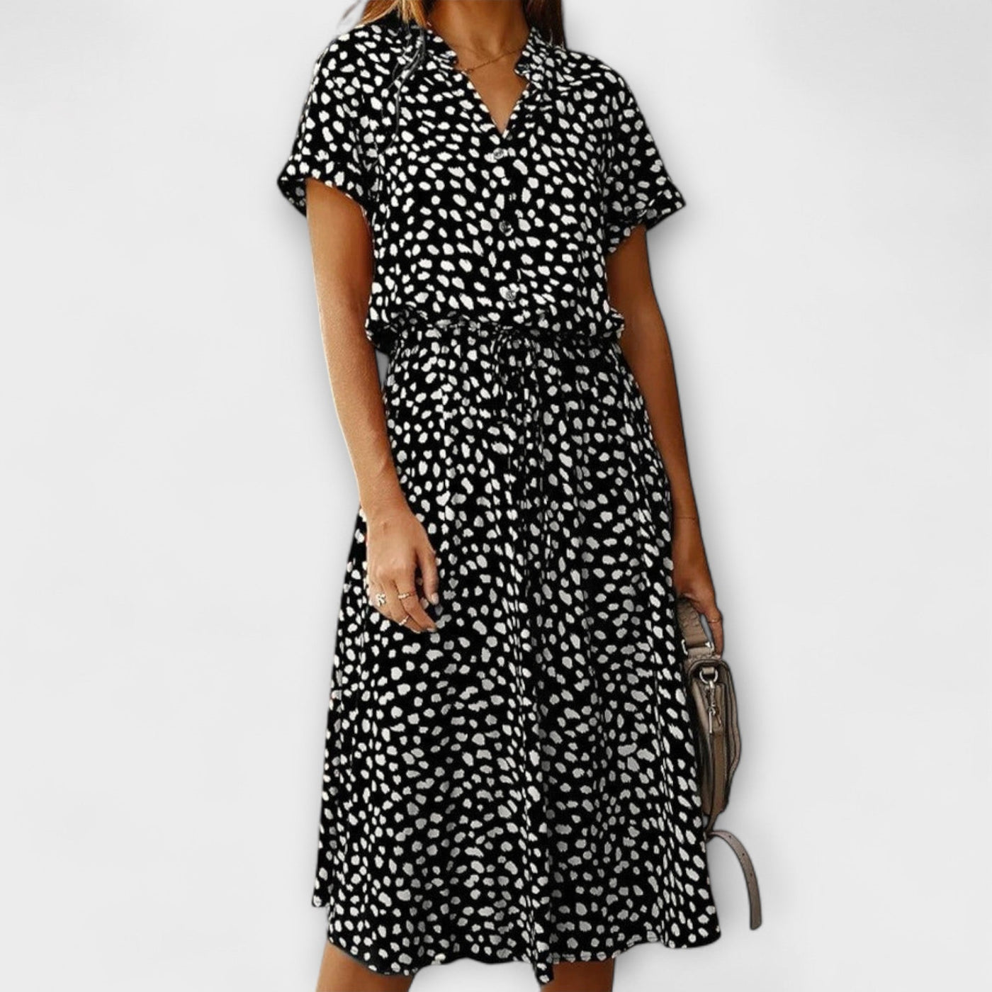 Florine - Elegant Midi Dress