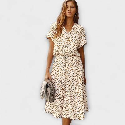 Florine - Elegant Midi Dress