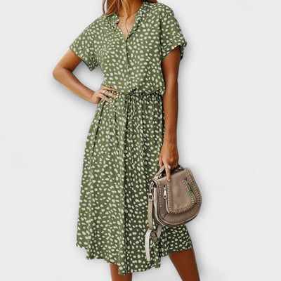Florine - Elegant Midi Dress