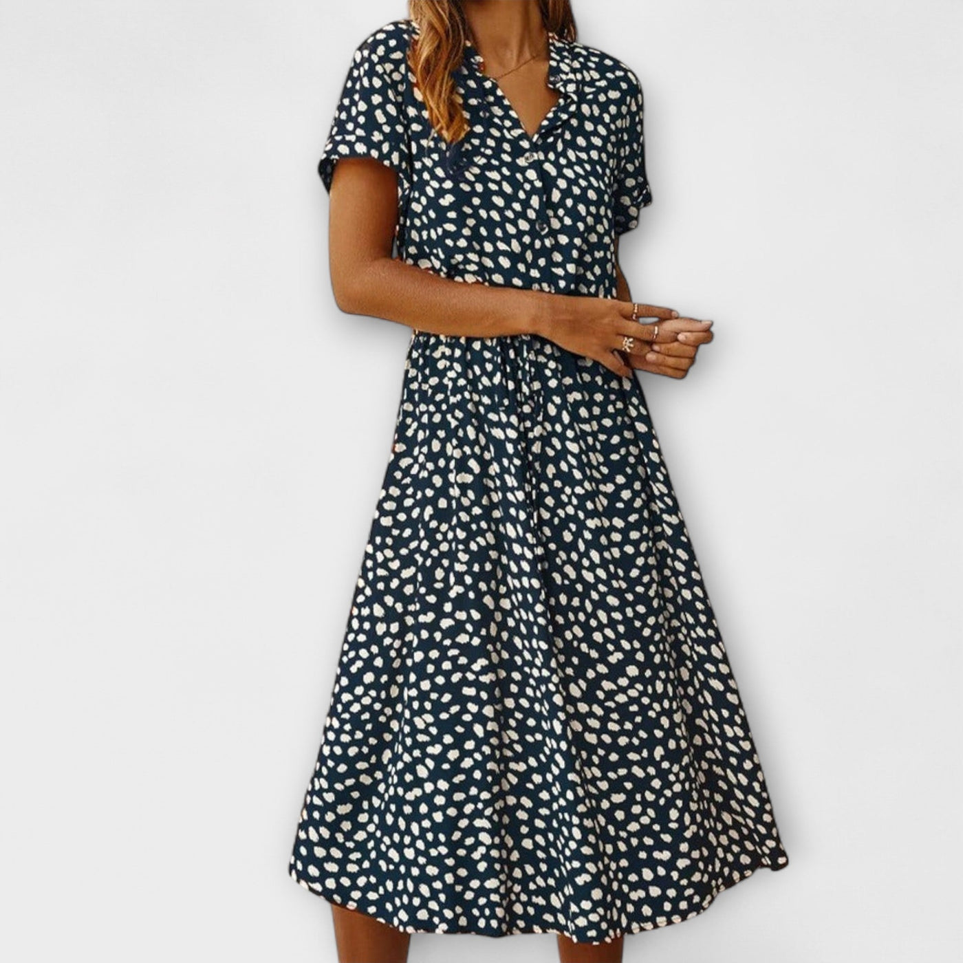 Florine - Elegant Midi Dress