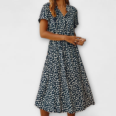 Florine - Elegant Midi Dress