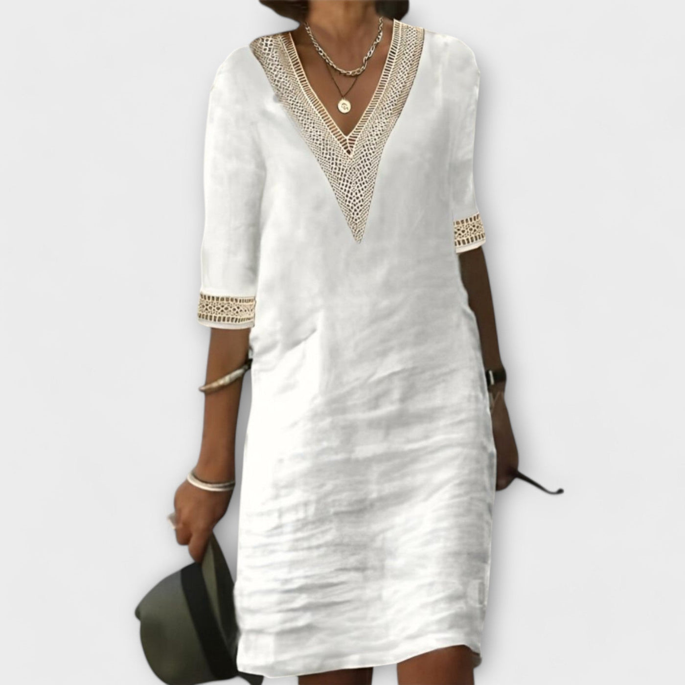 Marijke | Cotton Linen Dress