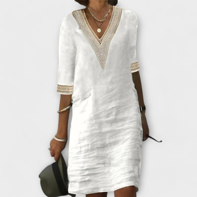 Marijke | Cotton Linen Dress