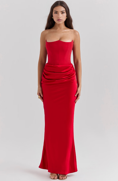 Emelia | Pleated Maxi Dress