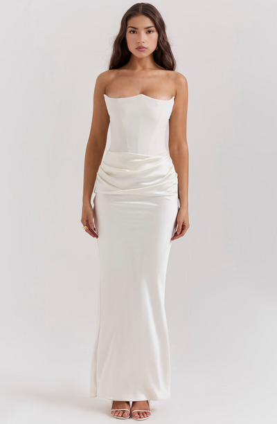 Emelia | Pleated Maxi Dress
