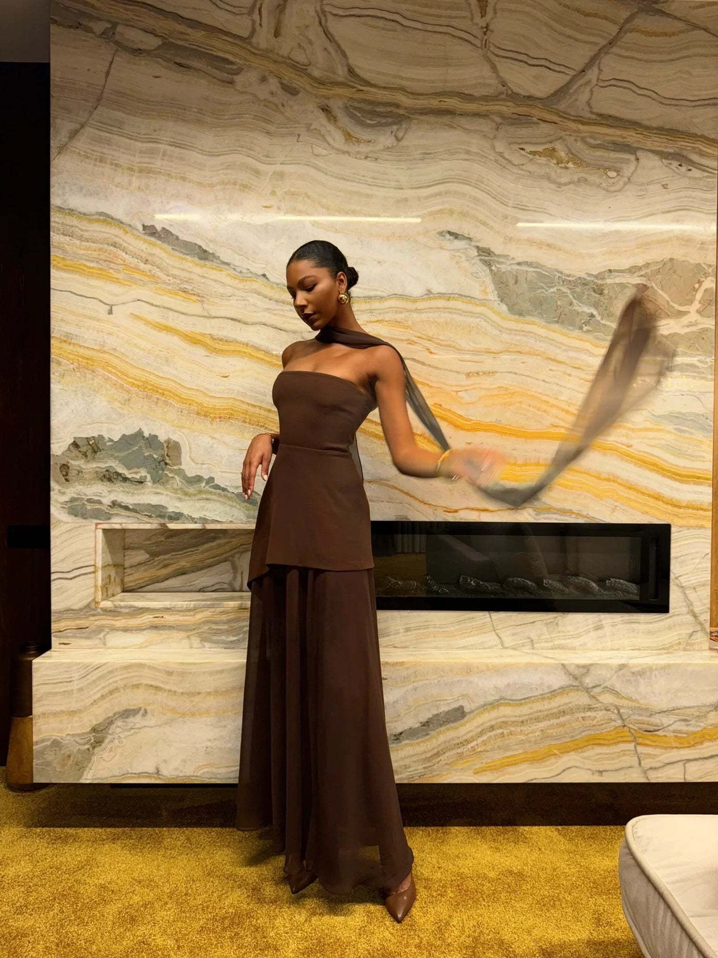 Elodie | Strapless Gown
