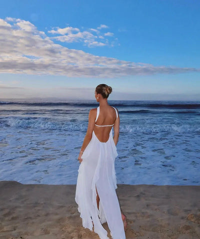 Ruffle Maxi Dress | Zylena