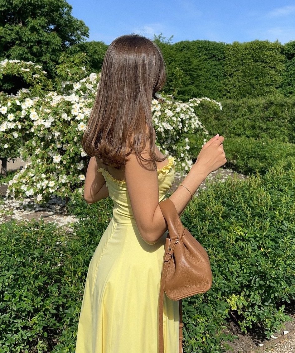 Elandra | Lemon Midi Dress