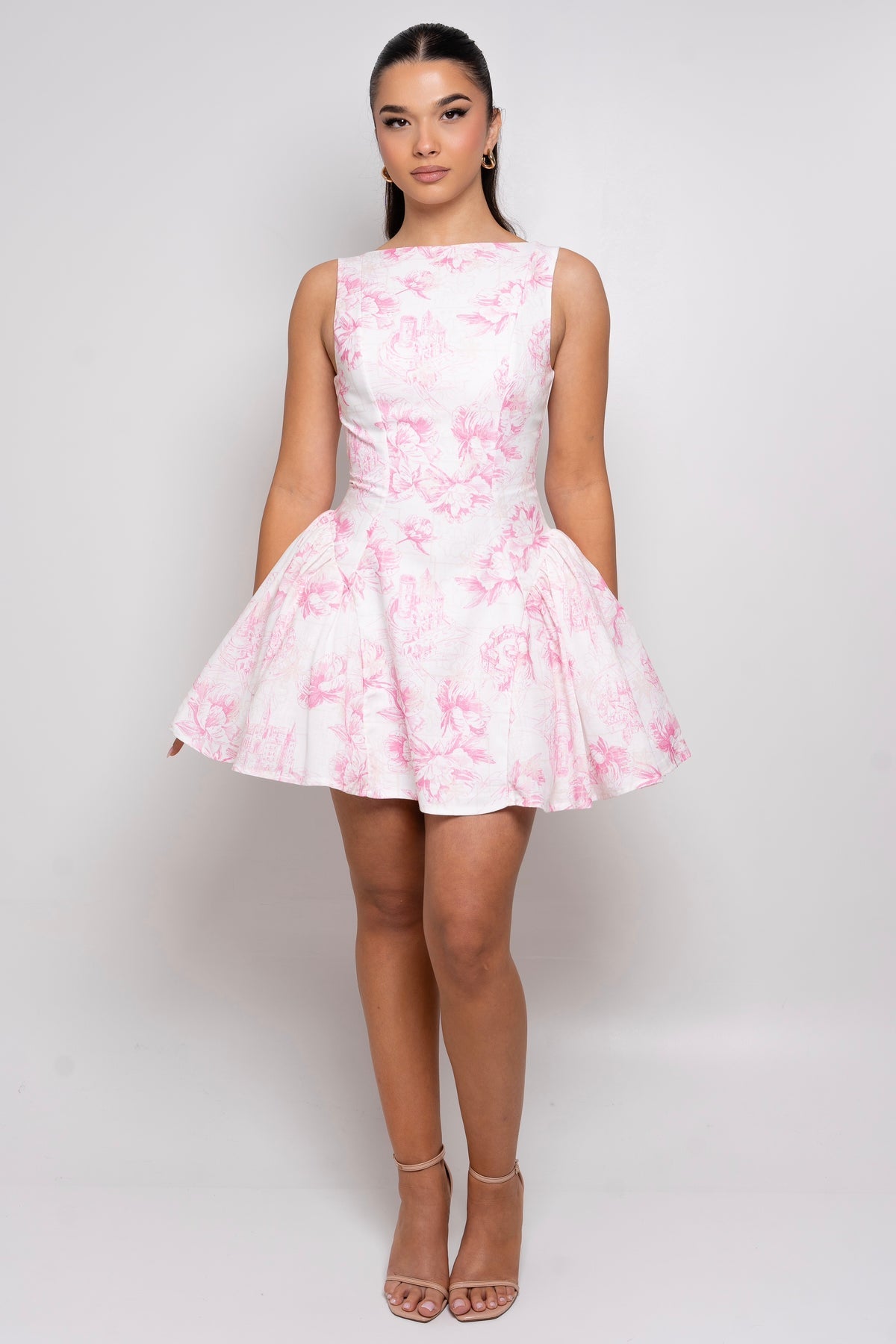 Toile Mini Dress