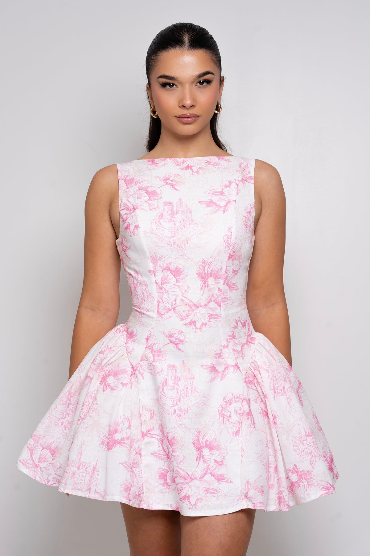 Toile Mini Dress