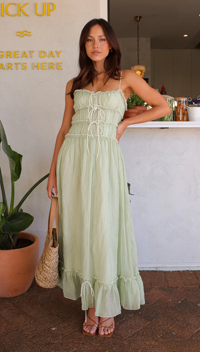 Grace | Ruffle Maxi Set