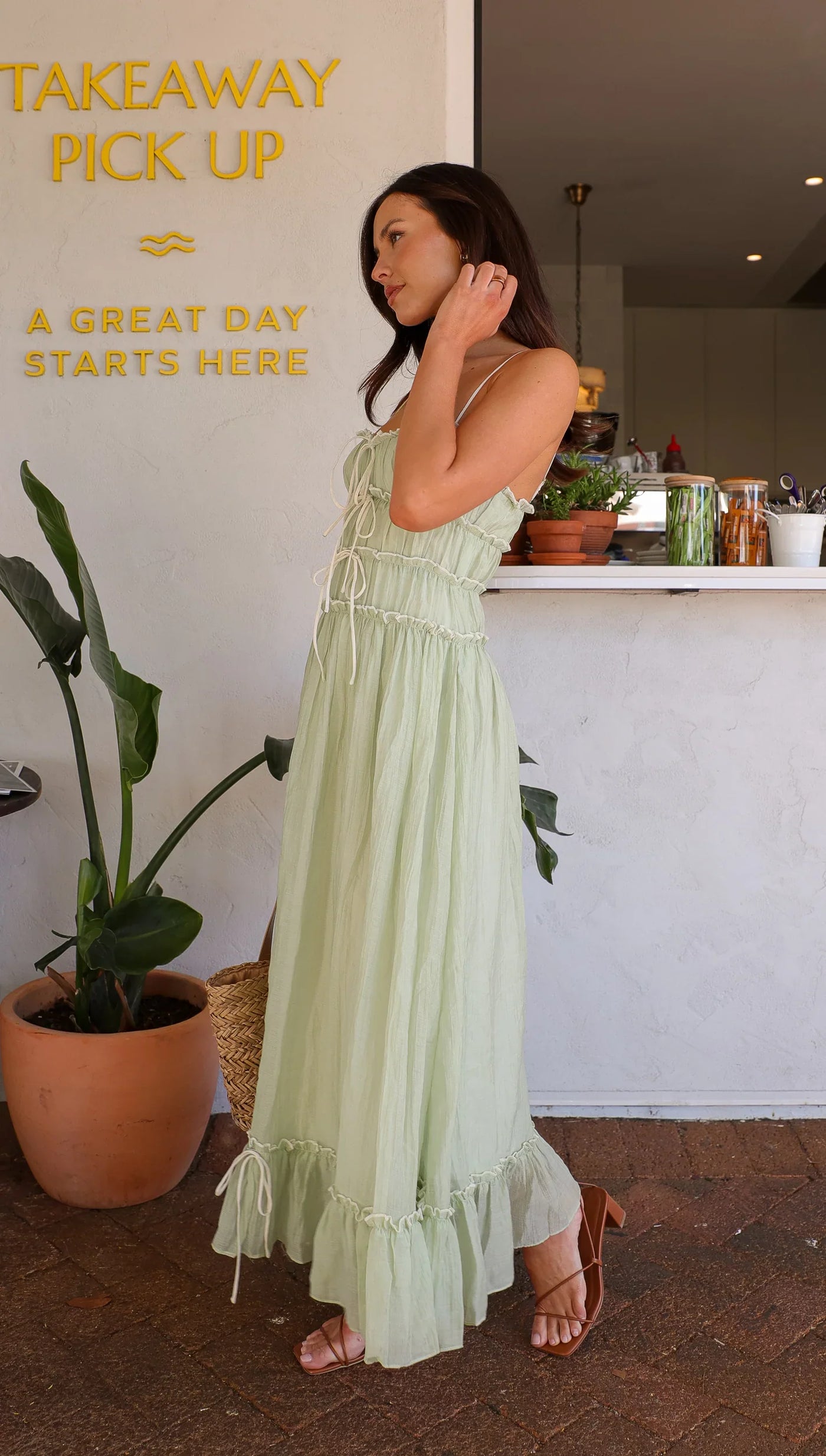 Grace | Ruffle Maxi Set