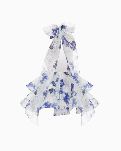 Bloom Bow Mini Dress