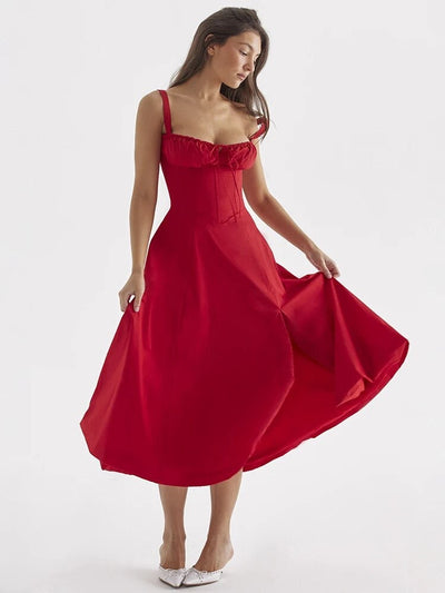 Corset Midi Dress - Selena