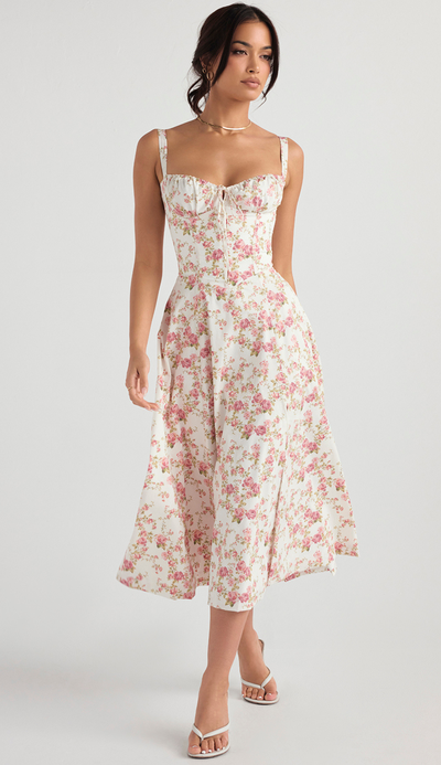 Corset Midi Dress - Selena