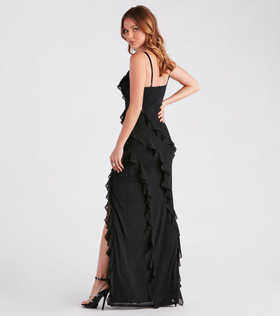 Maxi Dress with Ruffles